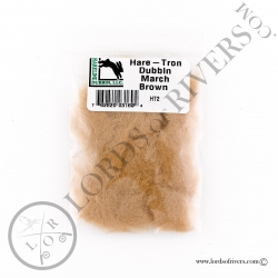 Hare Tron Dub Hareline March Brown Pack