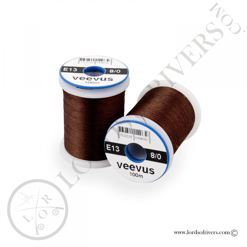 Veevus thread 8/0 Dark Dun Brown Veevus thread 8/0 Dark Dun Brown