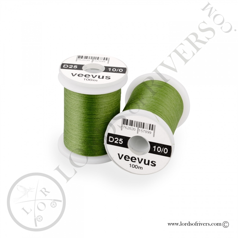 Soie de montage Veevus 10/0 Olive Soie de montage Veevus 10/0 Olive