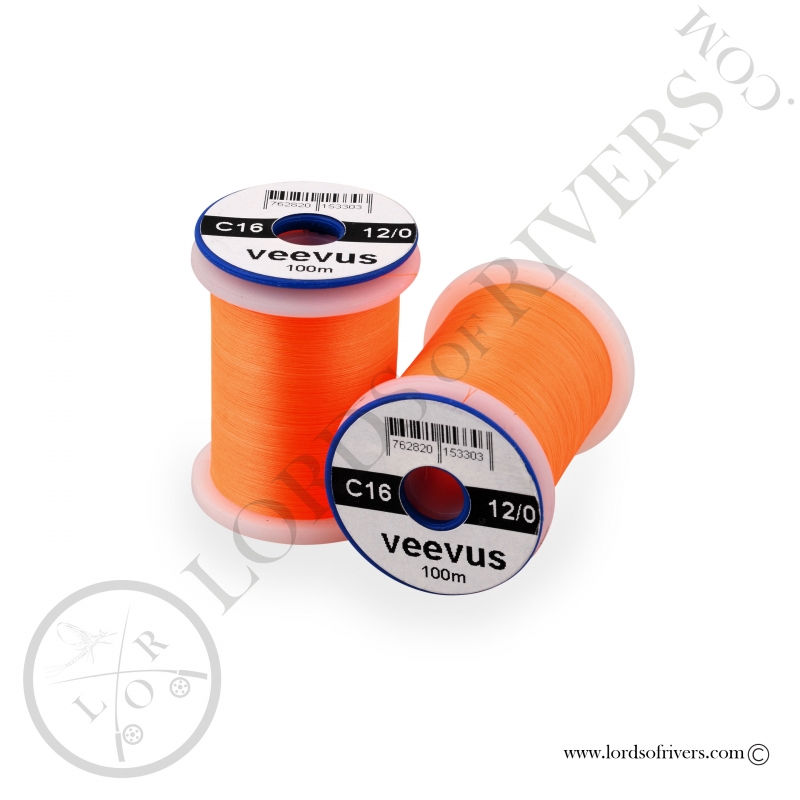 Veevus thread 12/0 Fluorescent Orange Veevus thread 12/0 Fluorescent Orange