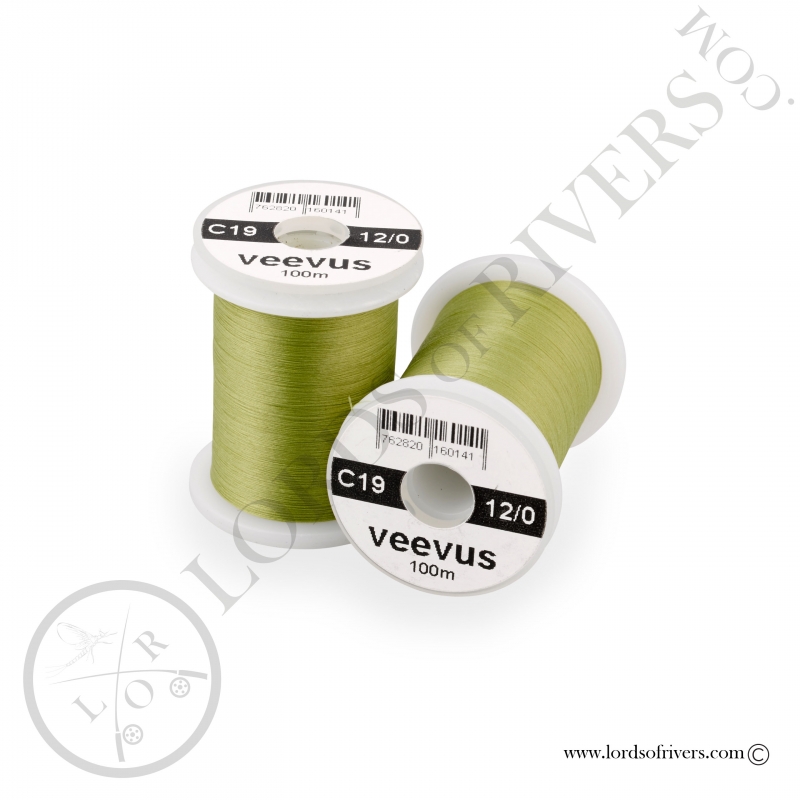 Veevus thread 12/0 Light Olive Veevus thread 12/0 Light Olive