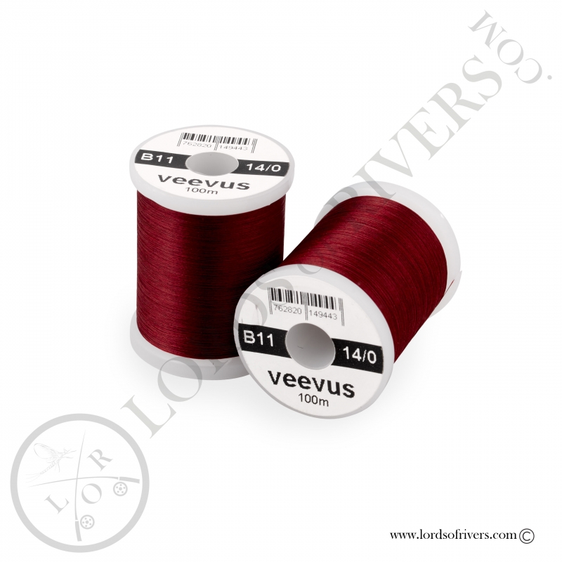 Soie de montage Veevus 14/0 Claret Soie de montage Veevus 14/0 Claret