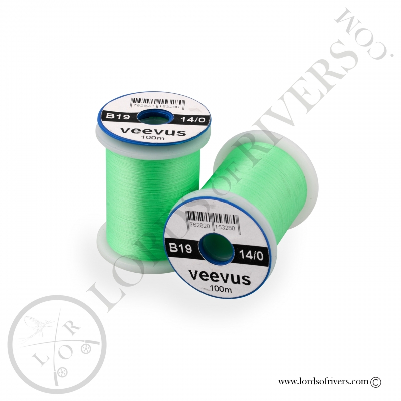 Veevus thread 14/0 Fluorescent Green Veevus thread 14/0 Fluorescent Green