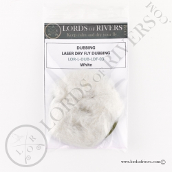 Laser Dry Fly Dubbing White