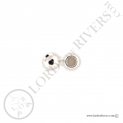 Brass Beads silver Lords of Rivers - Silver