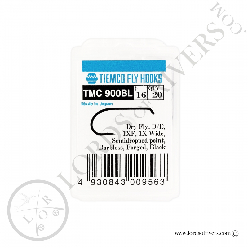 Dry fly hook Tiemco TMC 900-BL - Pack Dry fly hook Tiemco TMC 900-BL - Pack