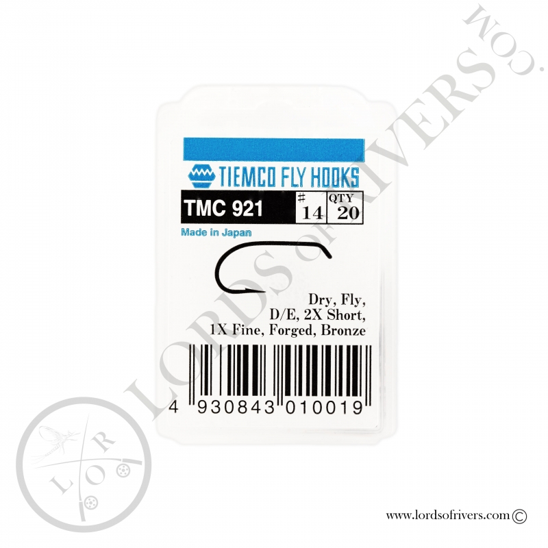 Dry fly hook Tiemco TMC 921 - Pack Dry fly hook Tiemco TMC 921 - Pack