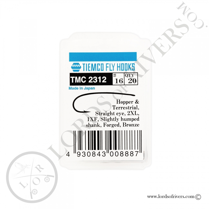 Dry fly, streamers, nymph hook Tiemco TMC 2312 - Pack Dry fly, streamers, nymph hook Tiemco TMC 2312 - Pack