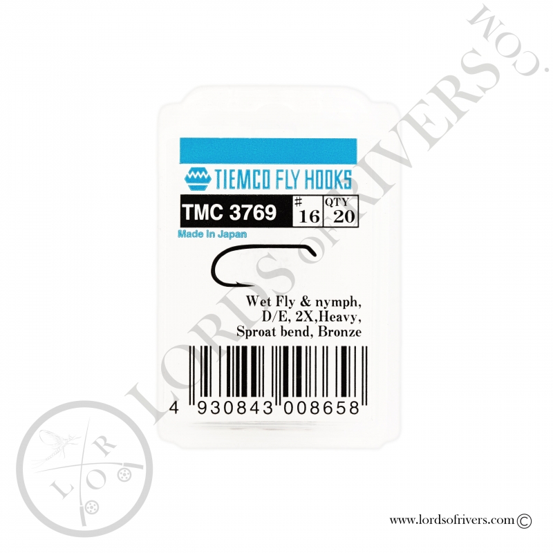 Wet and nymph hook Tiemco TMC 3769 - Pack Wet and nymph hook Tiemco TMC 3769 - Pack
