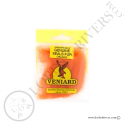 Genuine Seals Fur Veniard - Orange