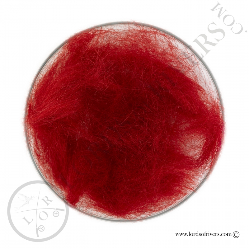 Genuine Seals Fur Veniard - Red Genuine Seals Fur Veniard - Red