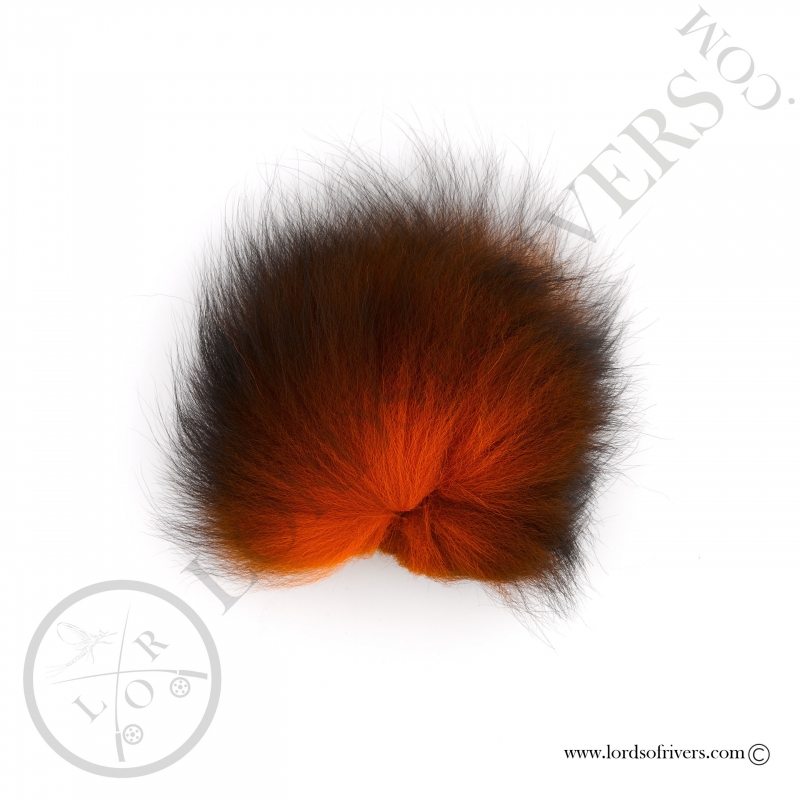 Foxy-Tails Dyed Silver Fox orange Foxy-Tails Dyed Silver Fox orange