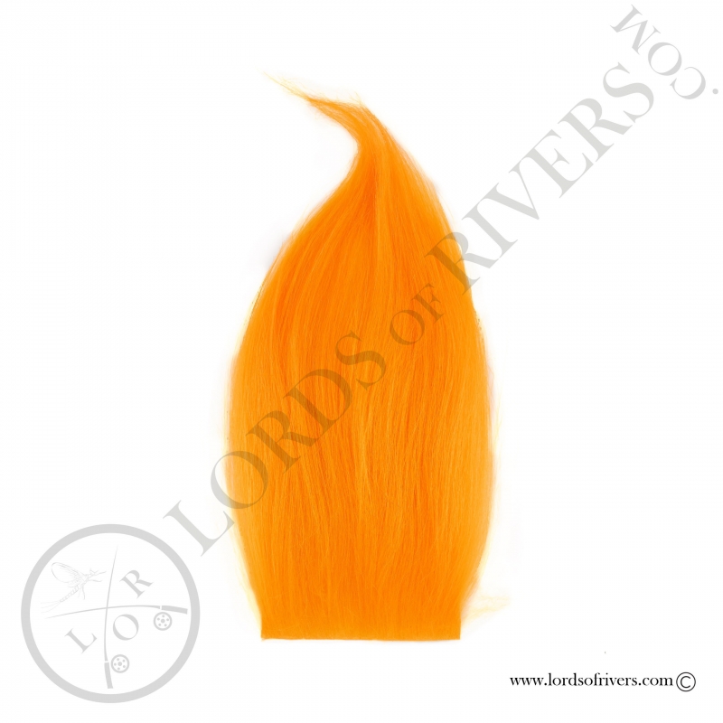 Foxy-Tails Cashmere Goat Pelt sunburst orange Foxy-Tails Cashmere Goat Pelt sunburst orange