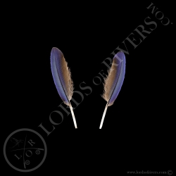 Rollier à Longs Brins - Paire Small Wing Cover Dark Blue - Lords Of Rivers