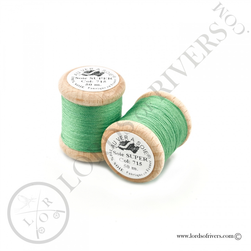 Soie Super Au Ver à Soie Meadow Green