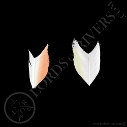 TryMe Cacatoès Leadbeater - Cacatoès Blanc, 2 sections de 5 cm de Cacatoès