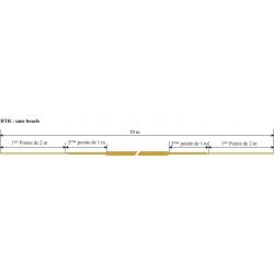 Soie naturelle double fuseau (DTR) n°6-7 30m Pêche à soie