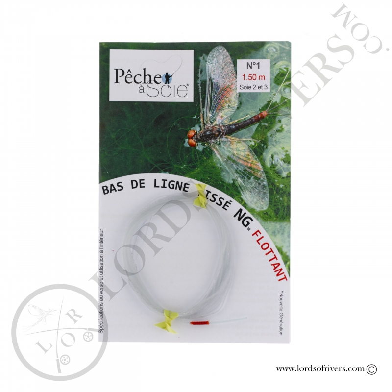 Nylon weaved leader NG-No.1 - 1.50 m without loop - Pêche à Soie Nylon weaved leader NG-No.1 - 1.50 m without loop - Pêche à Soie