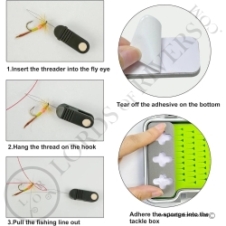 3 Spare Threaders Standard + High-Density Adhesive Sponge Lords Of Rivers