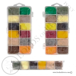 Hare Dubbing Plus Lords Of Rivers 12 colors Dispenser