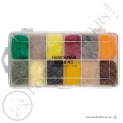 Hare Dubbing Plus Lords Of Rivers 12 colors Dispenser