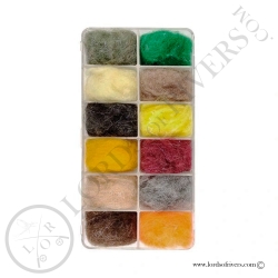 Hare Dubbing Plus Lords Of Rivers 12 colors Dispenser