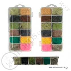 Antron Dubbing Dispenser 12 couleurs Lords Of Rivers