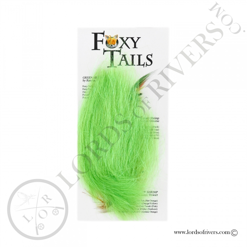 FoxyTails Optic Fibre Electric Lime FoxyTails Optic Fibre Electric Lime