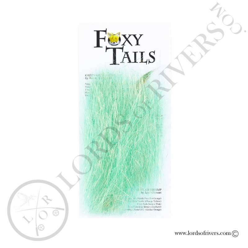 FoxyTails Optic Fibre Mint Green FoxyTails Optic Fibre Mint Green