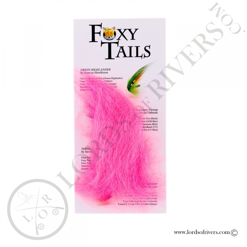 FoxyTails Optic Fibre Shocking Pink FoxyTails Optic Fibre Shocking Pink
