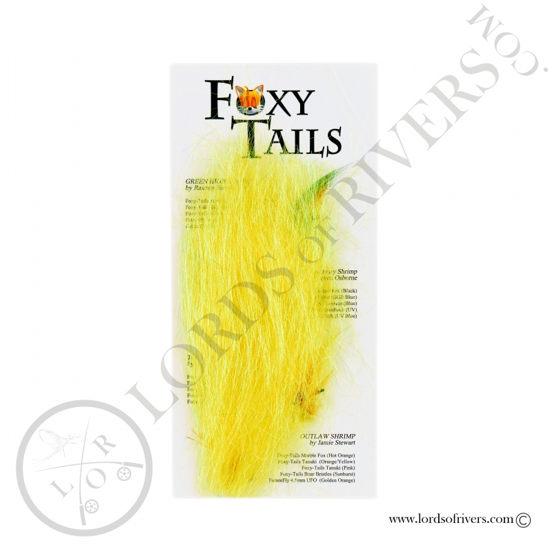 FoxyTails Optic Fibre Electric Yellow FoxyTails Optic Fibre Electric Yellow